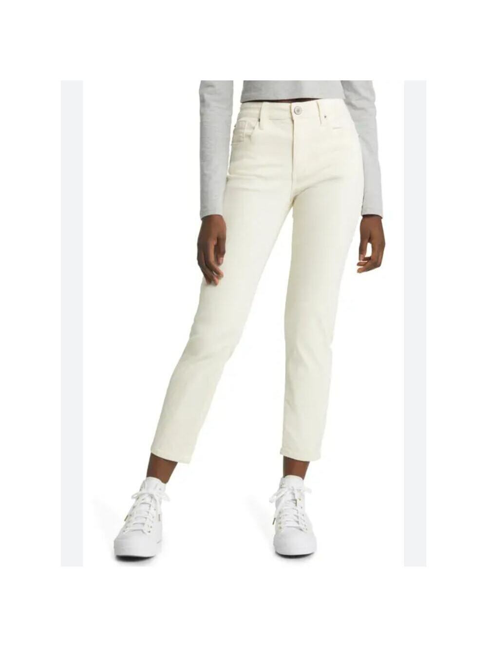 NWT STS Blue Cream Caroline Straight Leg Ankle High Rise Pants Size 24